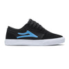 Lakai Shoes Griffin Kids - Black/Cyan Suede - Skates USA