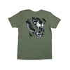 Odyssey BMX Ripped Monogram Short Sleeve Tee - Olive - Skates USA