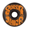 OJ Wheels Super Juice 60mm 78a - Black/Orange (Set of 4) - Skates USA