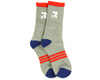 Root Industries Three Stripes Socks - Grey - Skates USA