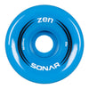 Sonar Zen Roller Skate Wheels 62mm 85a - Blue (4 Pack) - Skates USA