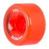 Sonar Zen Roller Skate Wheels 62mm 85a - Red (4 Pack) - Skates USA