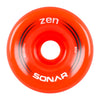 Sonar Zen Roller Skate Wheels 62mm 85a - Red (4 Pack) - Skates USA
