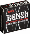 Bones Hardcore Hard Bushings 96a - Black/Black (Set of 4) - Skates USA