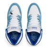 Lakai Shoes Telford - White/Light Blue Suede - Skates USA