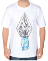 Volcom Tee Sticks Hands Stones- slate blue