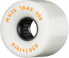 Mini Logo AWOL Wheels ATF 55mm 80a - White (Set of 4) - Skates USA