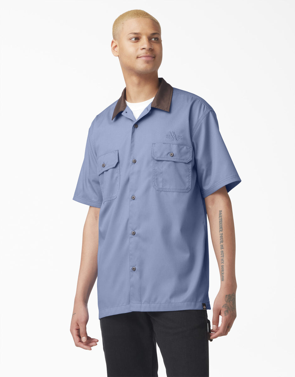 Camisa de Dickies Vincent Alvarez Block Collar - Gulf Blue