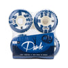 CIB Park Roller Skate Wheels 58mm 98a - Blue/White (4 Pack) - Skates USA