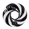 CIB Vertex Roller Skate Wheels 61mm 103a - Black/White (4 Pack) - Skates USA
