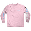 Lakai X FTC Gang Gang Long Sleeve Tee - Pink - Skates USA