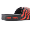 Spitfire Classic Swirl Slide Slippers - Black/Red - Skates USA