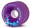 Orangatang Stimulus 70MM 83a purple Longboard Wheels (Set of 4)
