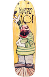 101 Natas Kaupas Sock Puppet Slick R7 Skateboard Deck - Yellow - Skates USA