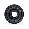 Hawgs Supremes Wheels 70mm 78a - Black (Set of 4) - Skates USA