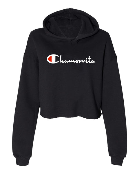 champion hoodie crop top