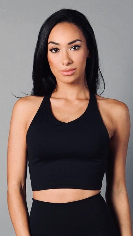 BLACK AURORA TOP T457 - Equilibrium Activewear