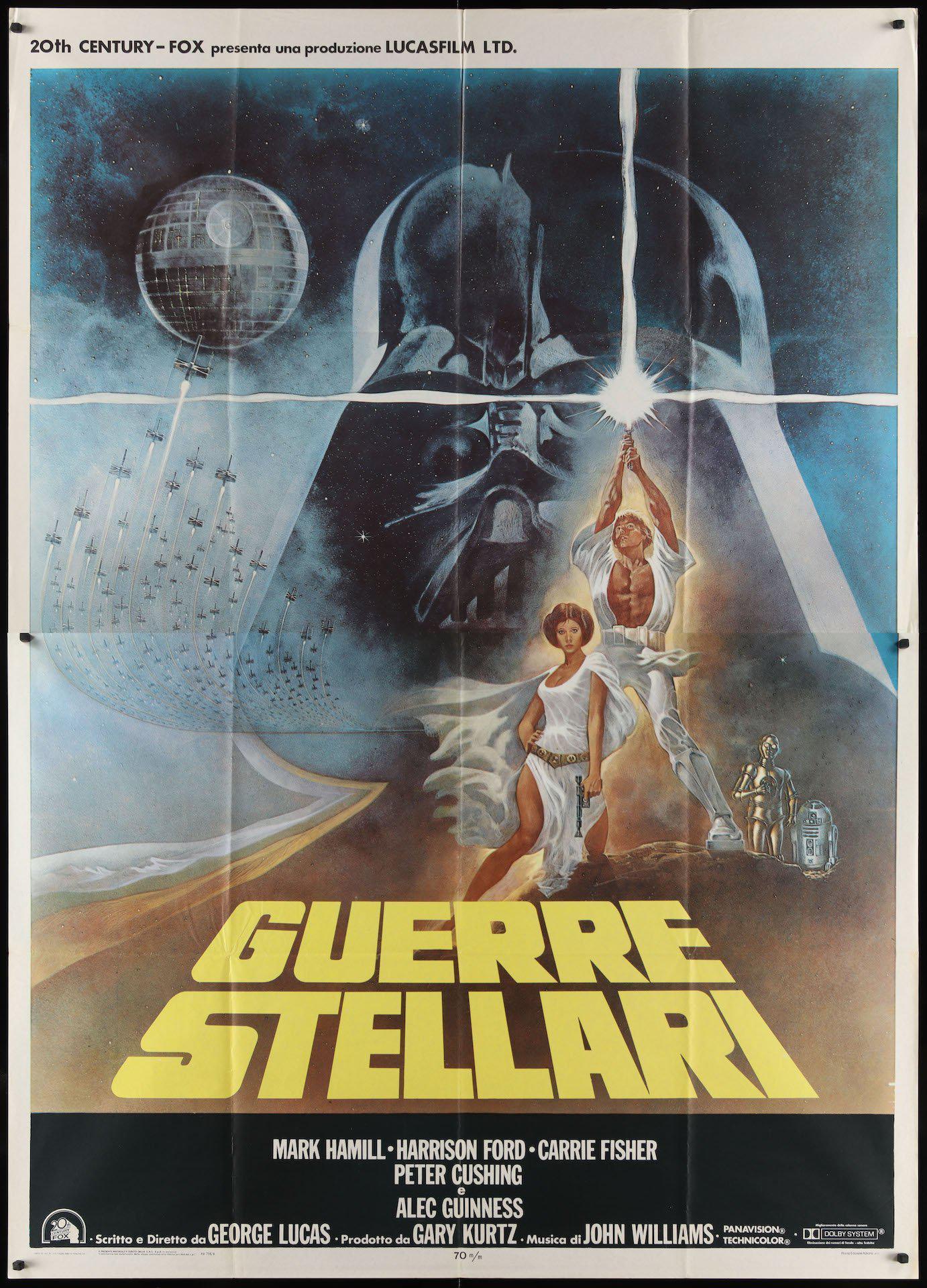 Star Wars (Guerre Vintage Italian Movie Poster