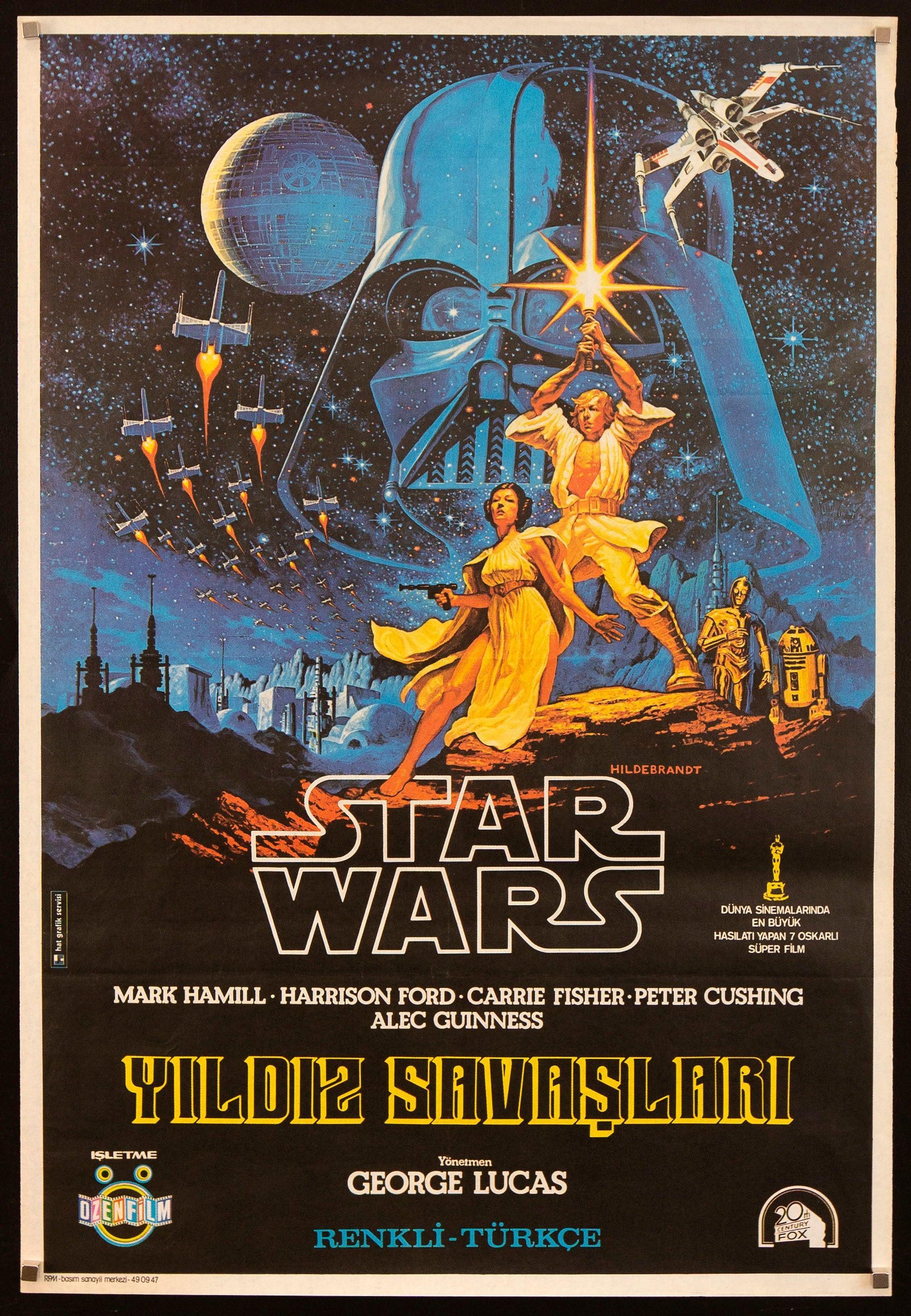 redactioneel Voorkomen Verlichting The Empire Strikes Back Vintage Turkish Movie Poster