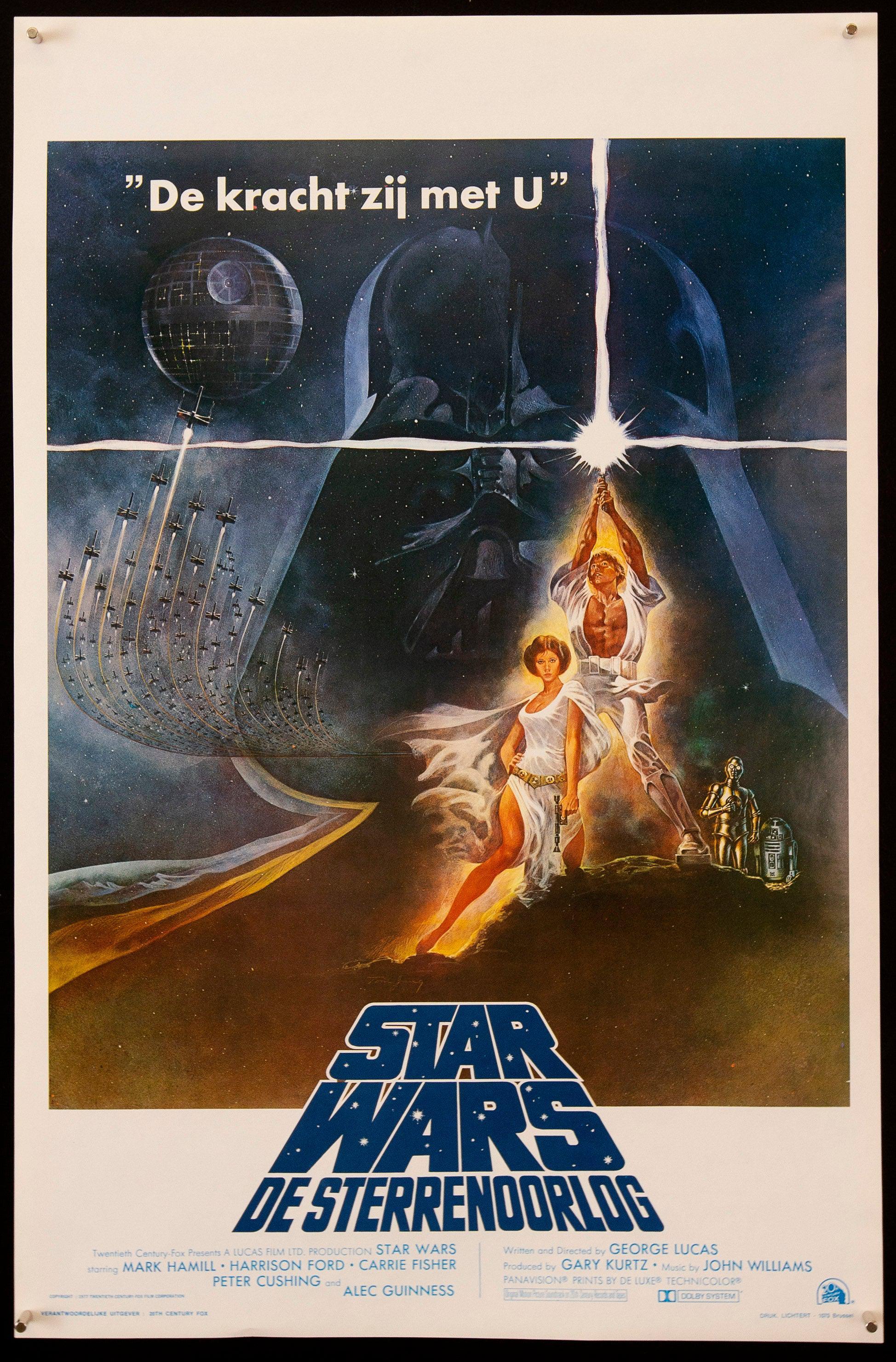Viva passagier verkorten Star Wars Vintage Belgian Movie Poster