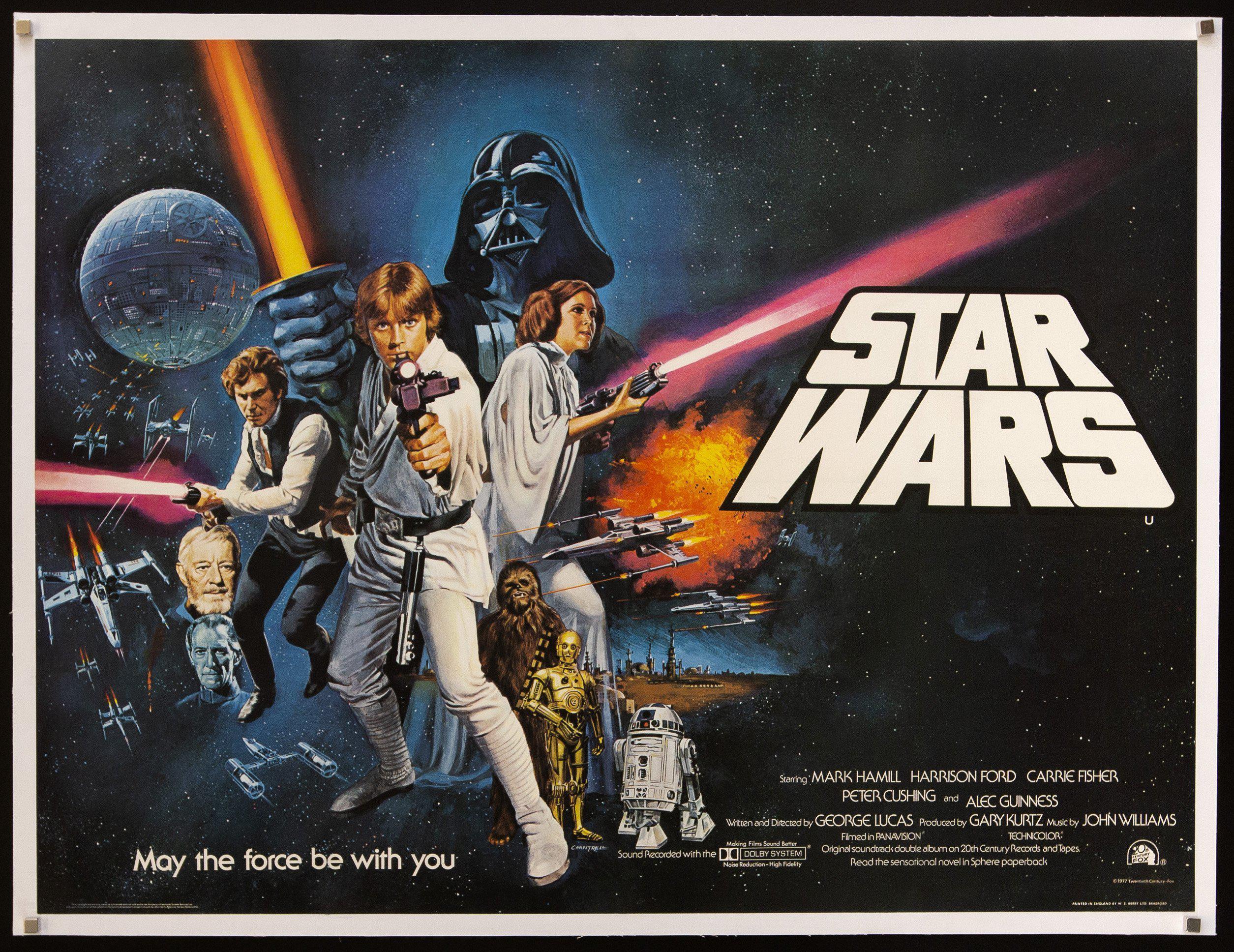 Oneerlijkheid Vooroordeel fout Star Wars Vintage British Movie Poster