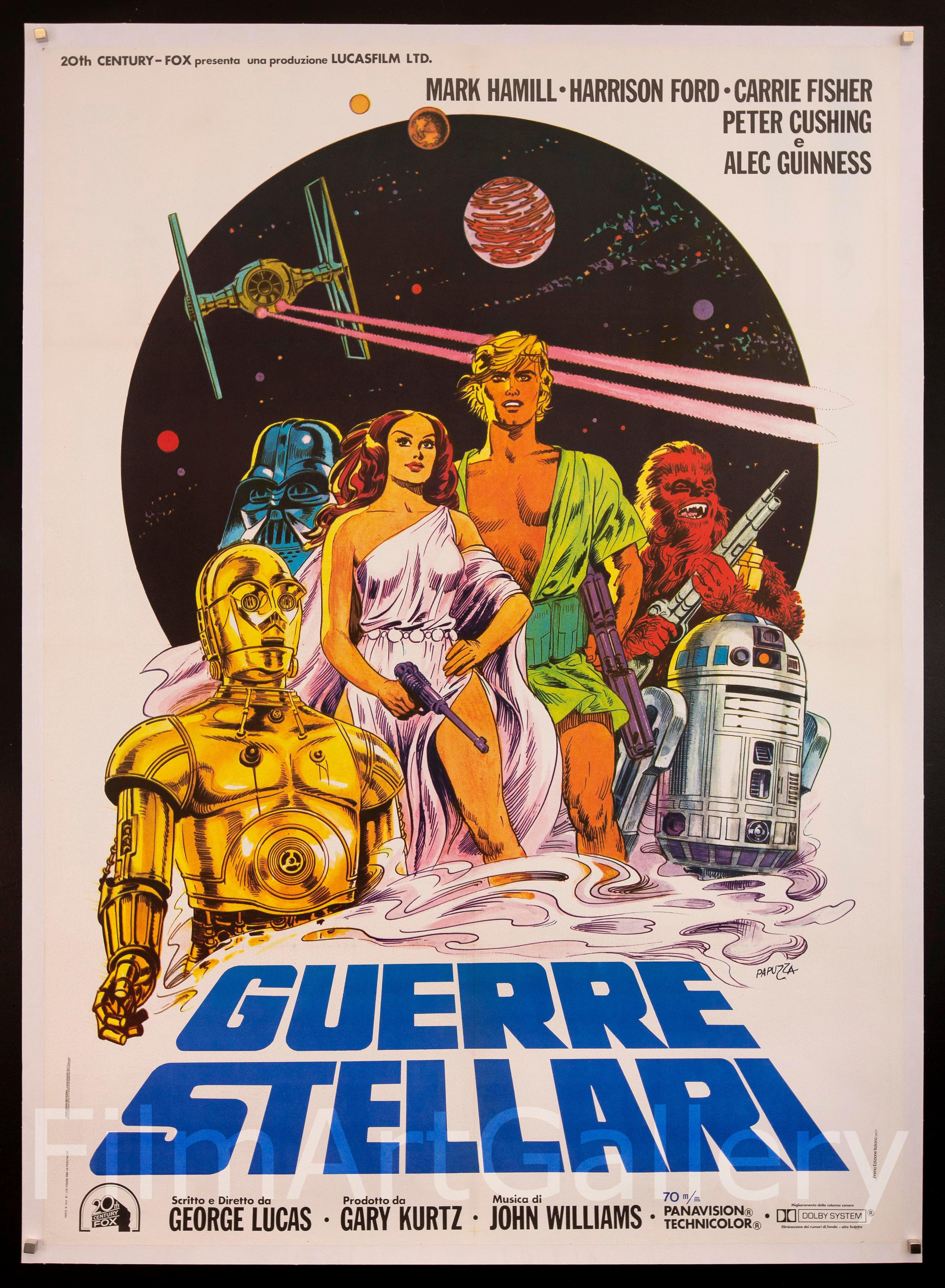 Evenement Dicteren Kerel Star Wars Vintage Italian Movie Poster