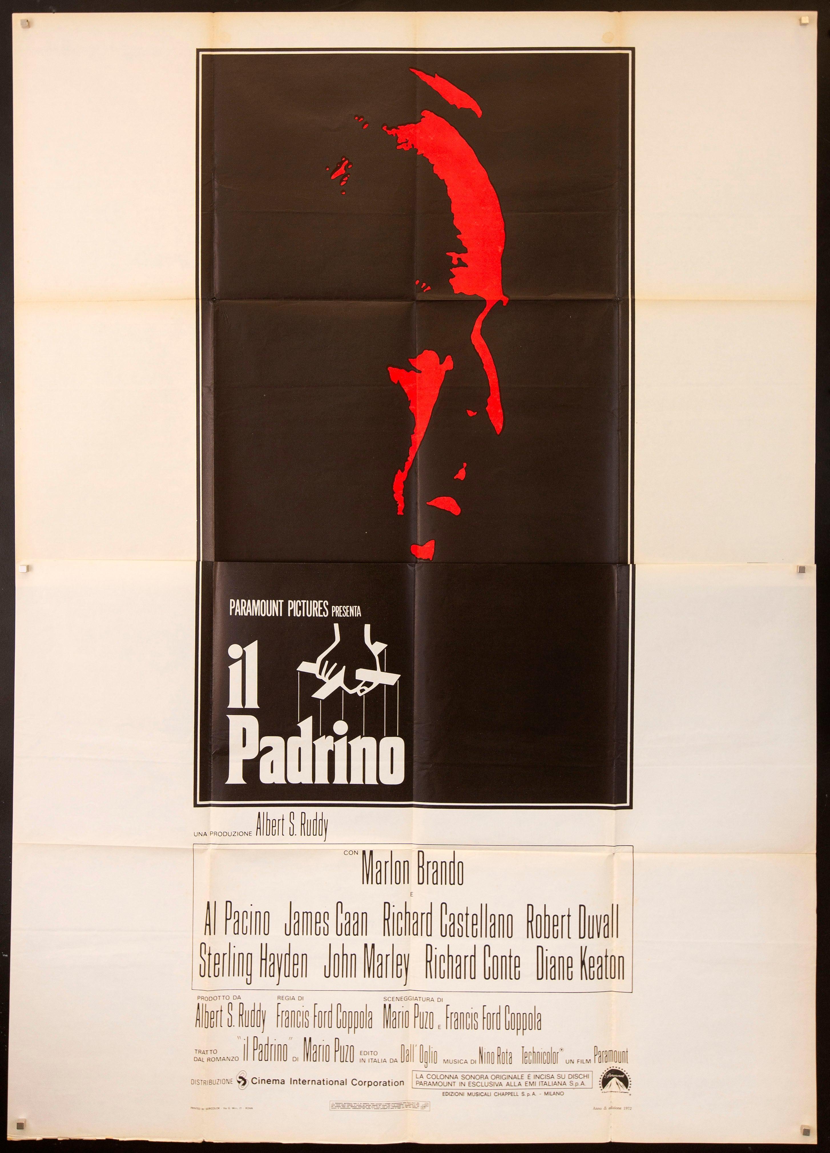 kader Atlas verzoek The Godfather Vintage Italian Movie Poster