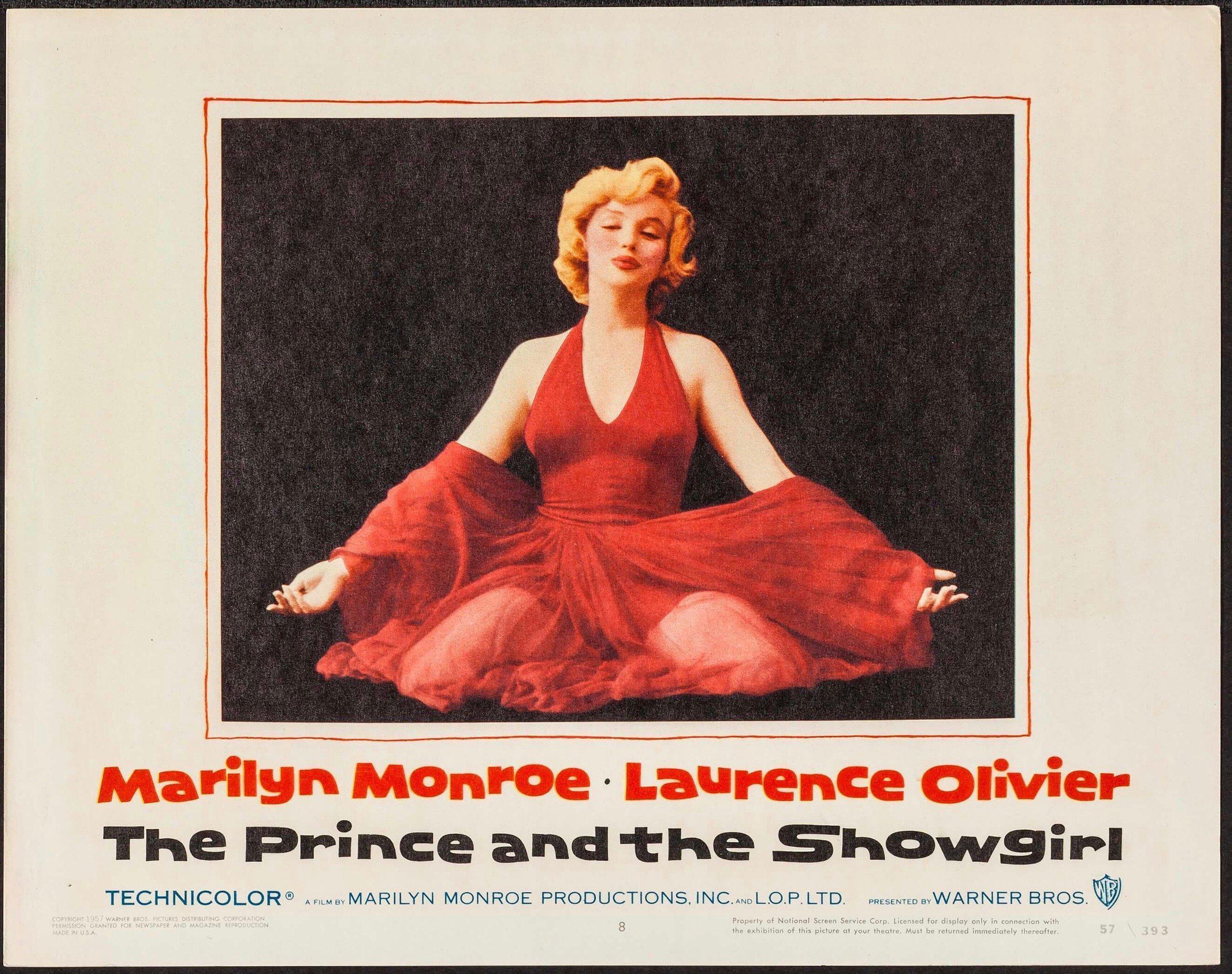 the prince and the showgirl poster