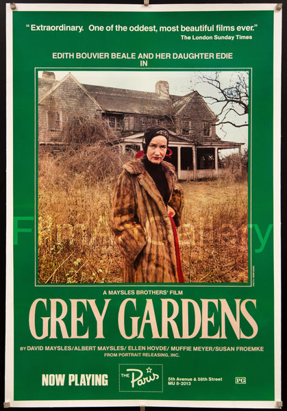 Grey Gardens Vintage Movie Poster 1 Sheet 27x41 Original Film