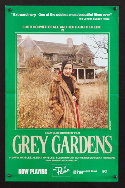 Grey Gardens Vintage Movie Poster Window Card 14x22 Original