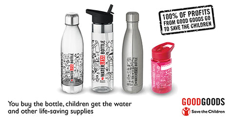 Save The Children Waterless Water Bottles at Kids Camping Store