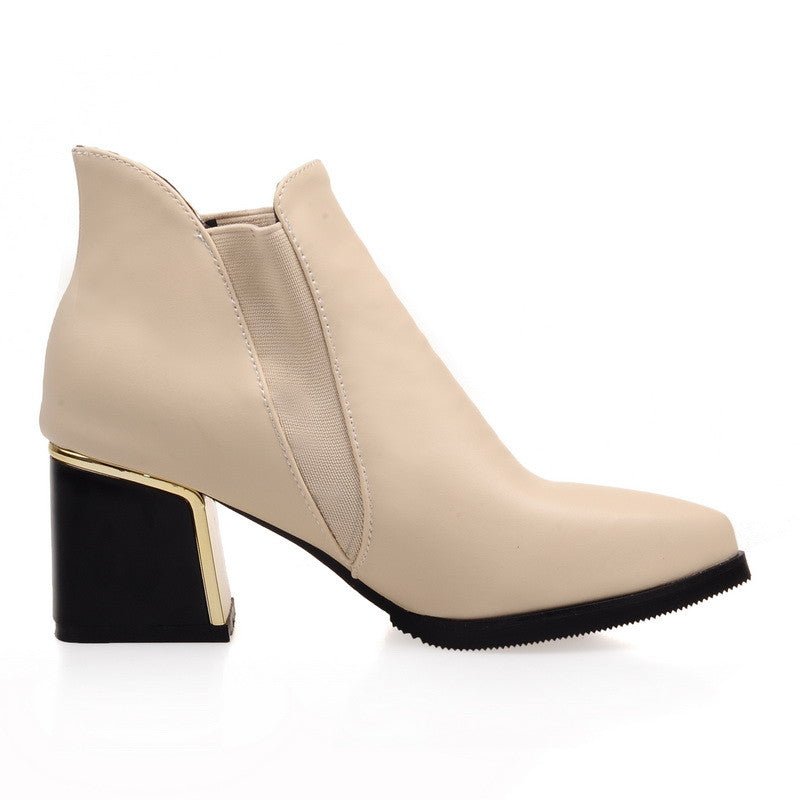 Pointed Toe Ankle Boots Women Shoes Fall|Winter 11191501