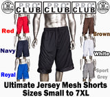 Pro Club Jersey Heavyweight Basketball Shorts