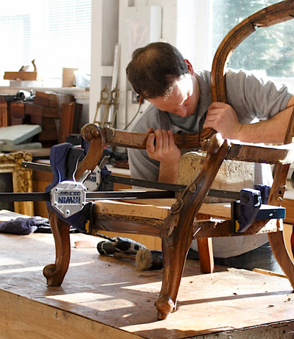 head restorer Will reassembling an antique victorian chair in walnut