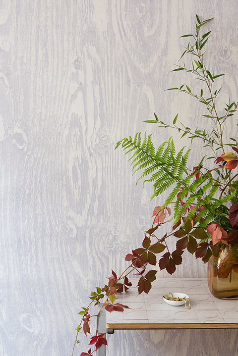 Ella Doran Wood Grain Grey wallpaper