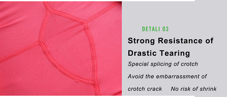 Strong resistance of drastic tearing; Special splicing of crotch;Avoid the embarrassment of crotch crack; No risk of shrink.