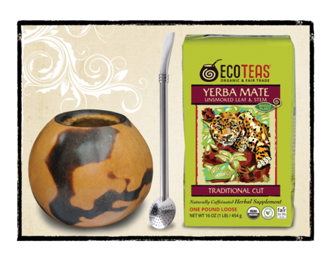 Yerba Mate Gift Set with Fire Gourd