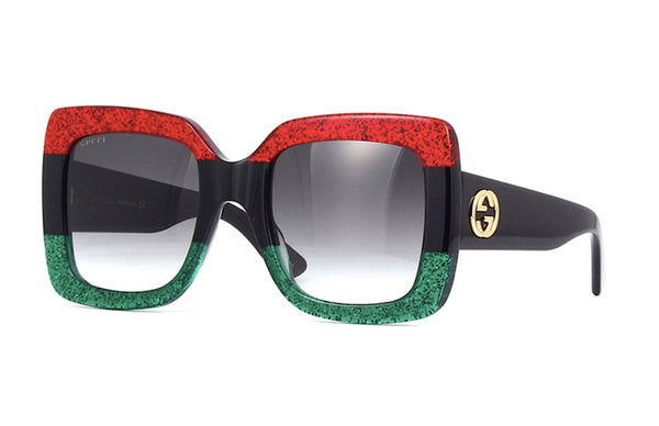 gucci aviators red and green