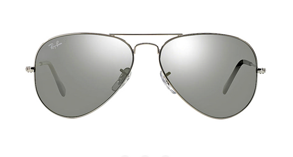 ray ban mirror silver