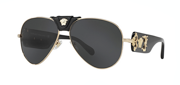 Versace Aviator Gold Sunglasses | MOD 