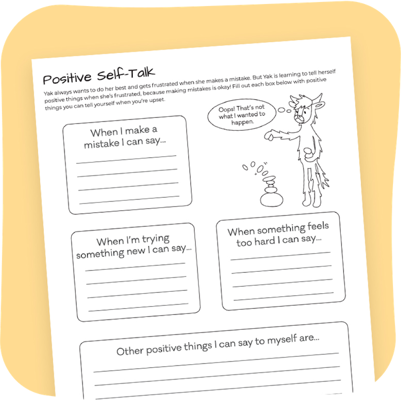 An example of a Self-Acceptance worksheet