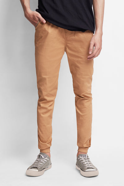 brown jogger pants