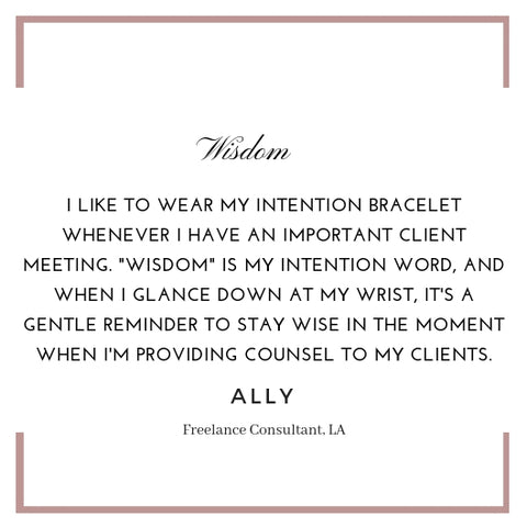 The Intention Bracelet by Rebecca Kim Scott, Rebecca Scott Jewelry