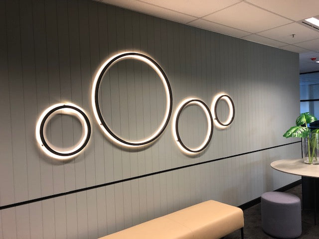 Circular Aluminium Wall lights