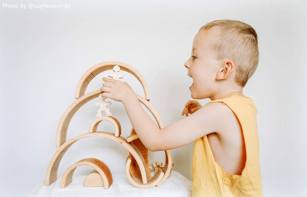 Flockmen Wooden Toys Montessori Less is More Creativity