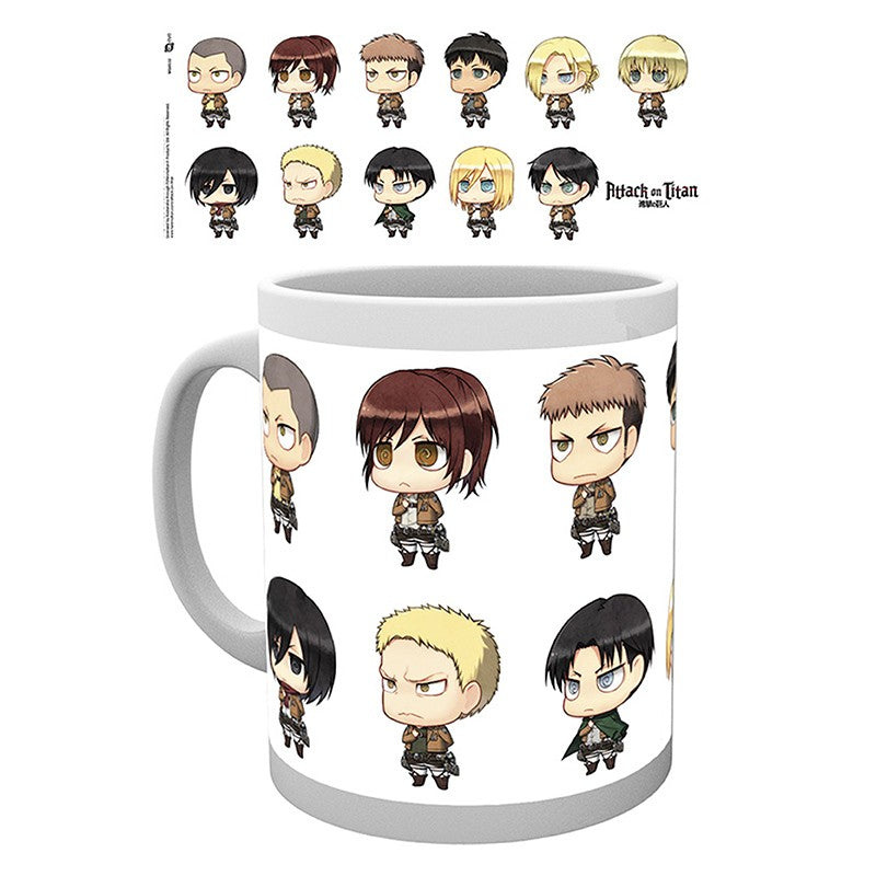 chibi attack on titan characters