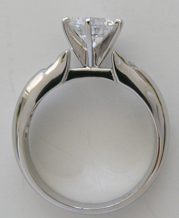 14K CLASSIC CONTEMPORARY RING SETTING REMOUNT