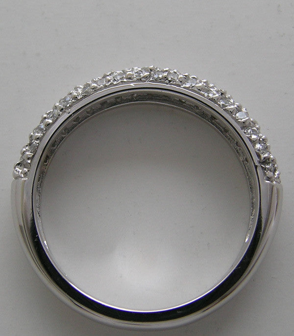 SPECIAL DOME PAVE DIAMOND WEDDING BAND RING