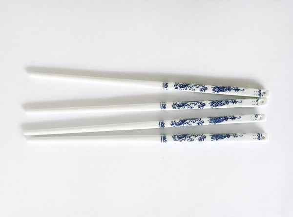 Hanoi Ceramic Chopsticks in Blue 
