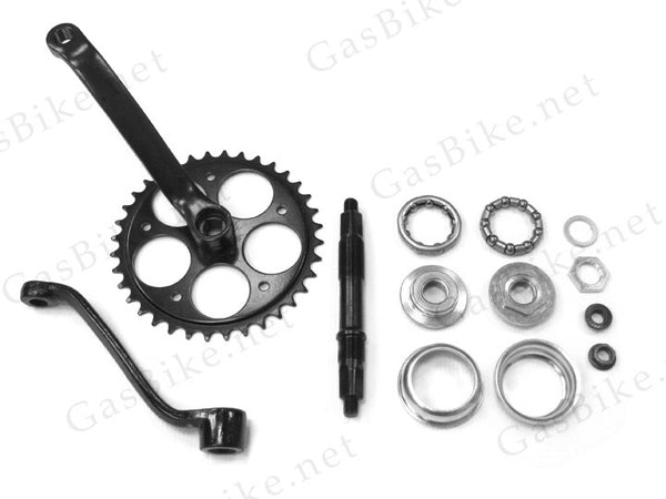 wide pedal crank motorized bicycle